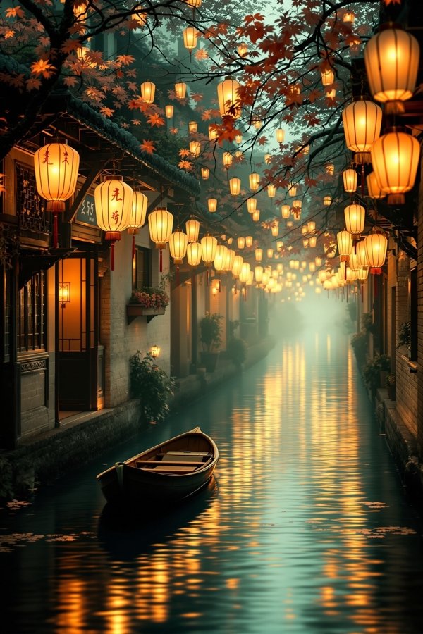 水巷灯影 高清海报 - 亚洲av免费在线观看